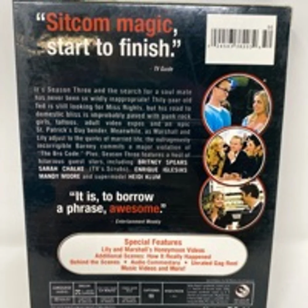 ✨💎3 for 9$💎✨ How I Met Your Mother: The Complete Season 3 Set with Slipcover - Picture 2 of 4